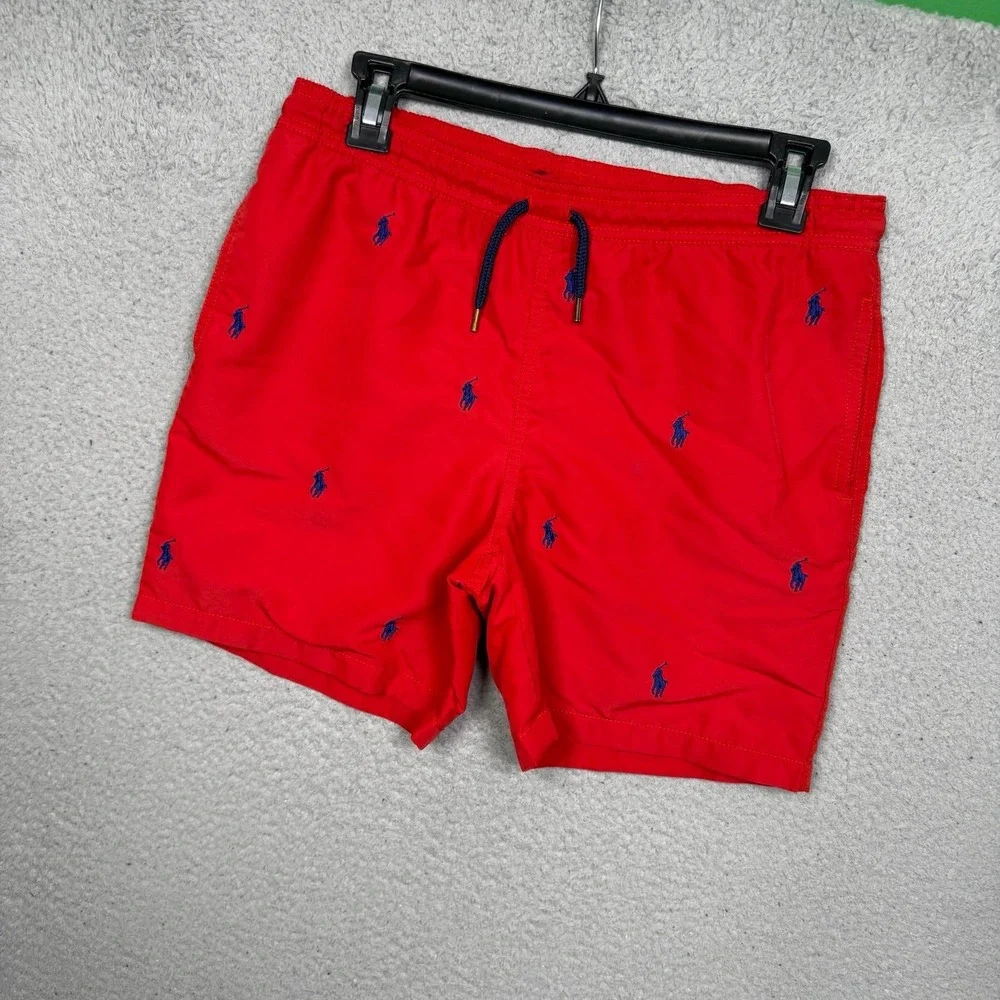 Kids Polo Ralph Lauren AOP Pony‎ Swim Trunks
